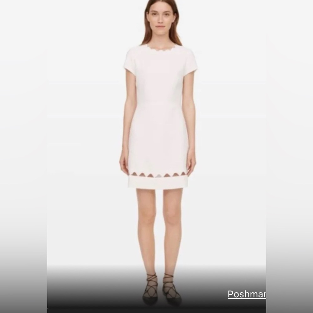 Club Monaco Milancey Peekaboo Scallop Dress size 4